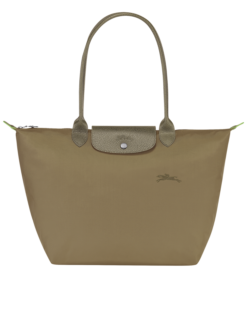 Longchamp-Le-Pliage-Green-Large-Shoulder-Bag-Artichoke