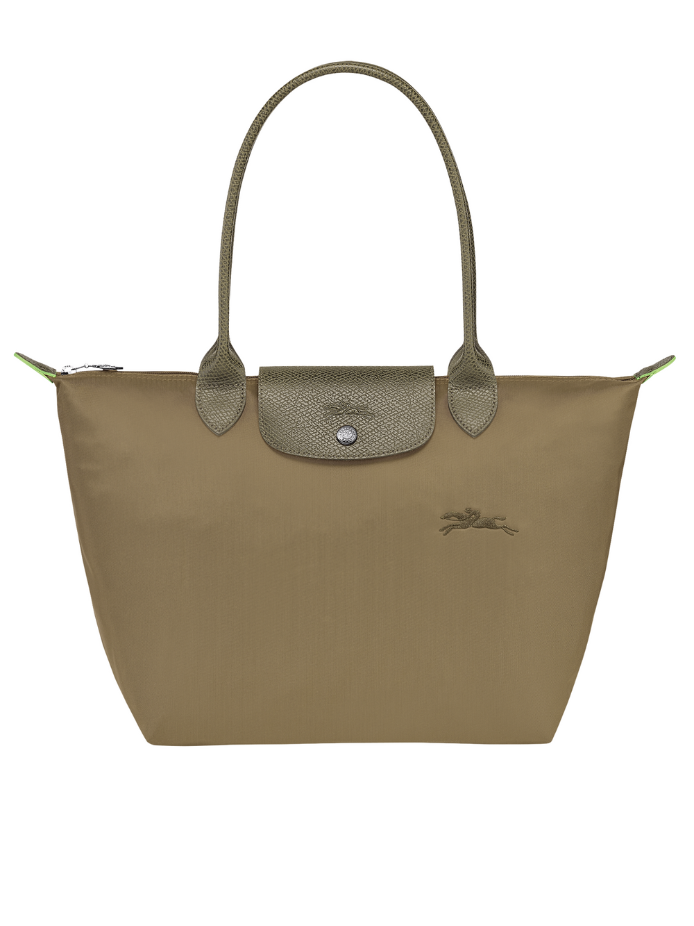 Longchamp-Le-Pliage-Green-Medium-Shoulder-Bag-Artichoke
