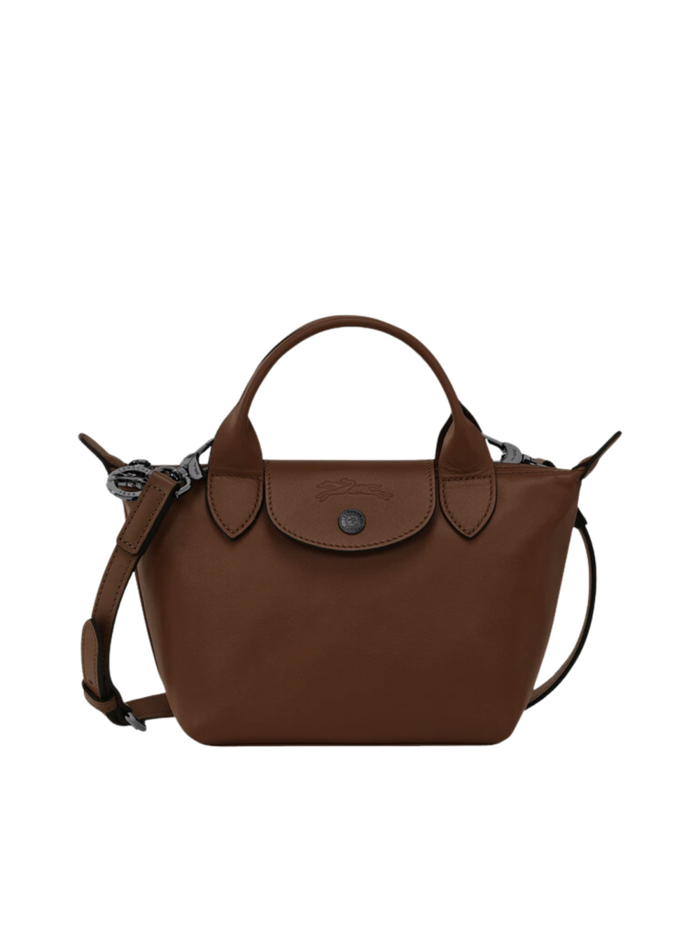 Longchamp-Le-Pliage-Xtra-XS-Handbag-Dark-Brown