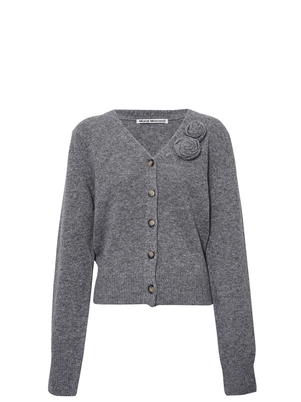Mardi-Mercredi-Cashmere-Blended-Cardigan-V-Neck-Rose-Grey