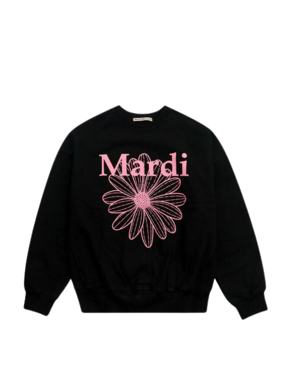 Mardi-Mercredi-Sweatshirt-Flowermardi-Blossom-Black-Pink