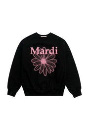 Mardi-Mercredi-Sweatshirt-Flowermardi-Blossom-Black-Pink