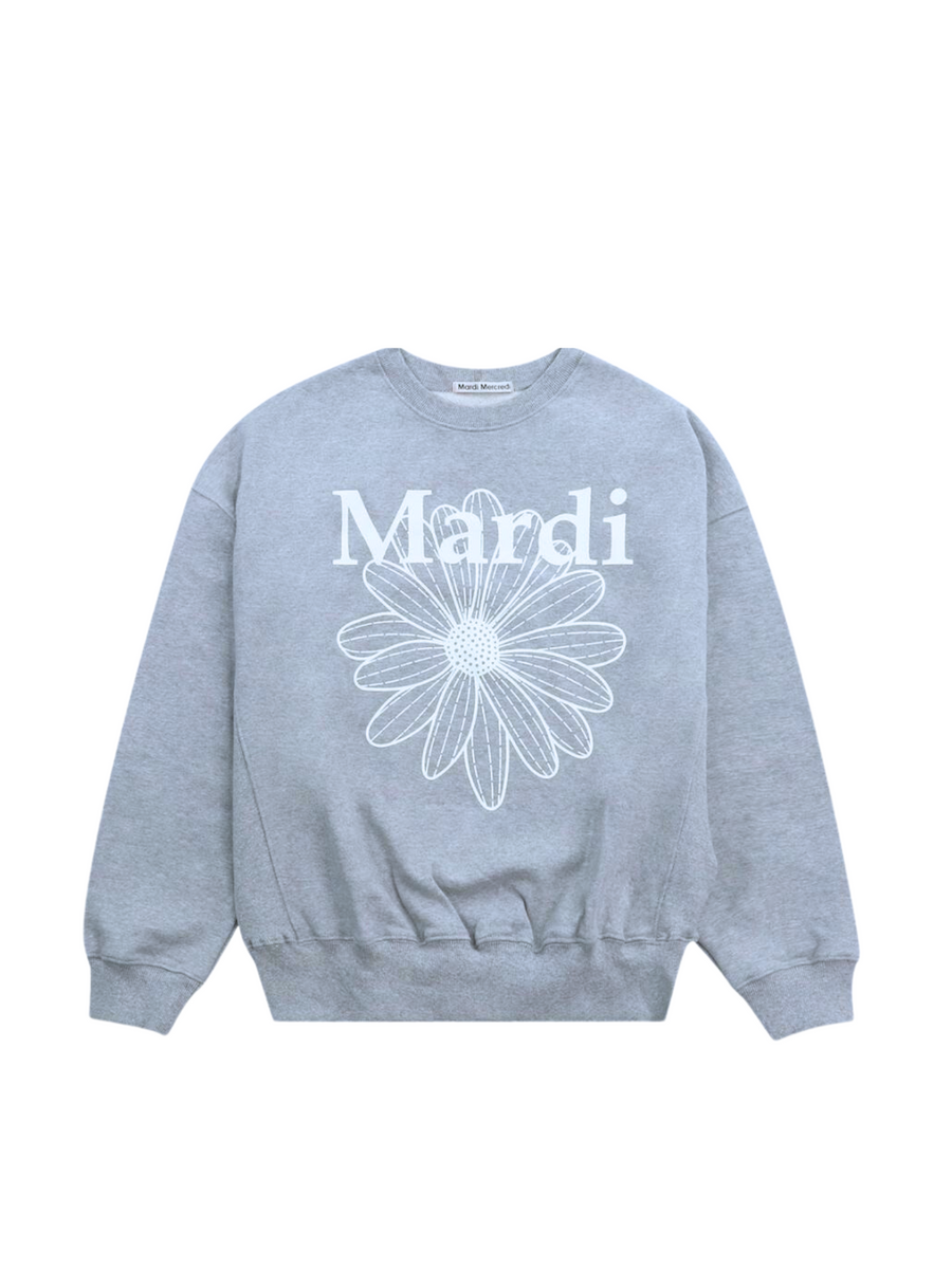 Mardi Mercredi Sweatshirt Flowermardi Blossom Grey Ivory – Balilene