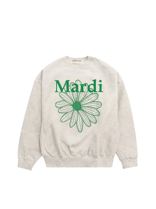 Mardi-Mercredi-Sweatshirt-Flowermardi-Blossom-Oatmeal-Green