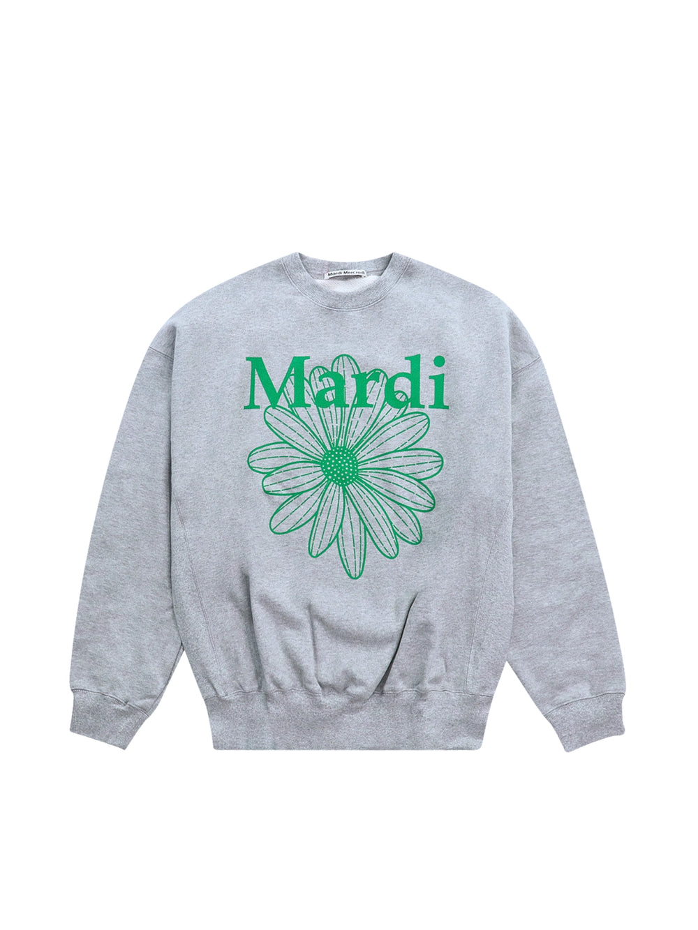 Mardi-Mercredi-Sweatshirt-Flowermardi-Grey-Green