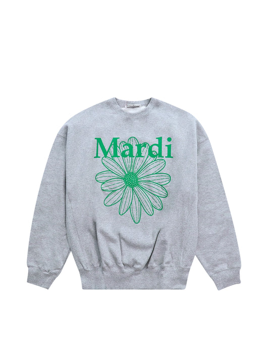 Mardi-Mercredi-Sweatshirt-Flowermardi-Grey-Green