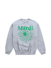 Mardi-Mercredi-Sweatshirt-Flowermardi-Grey-Green