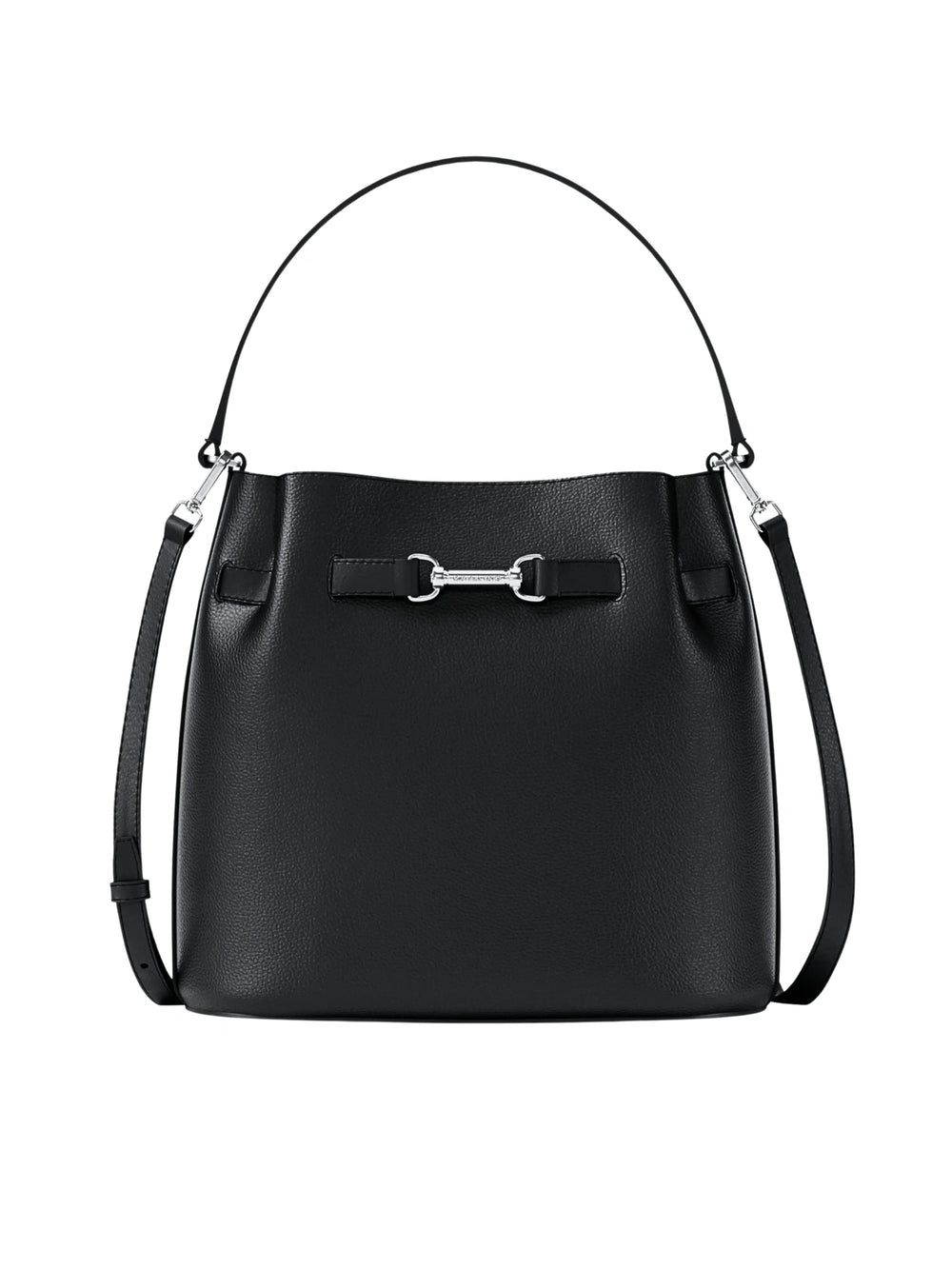 Michael-Kors-Carson-Medium-Pebbled-Leather-Convertible-Bucket-Crossbody-Bag-Black