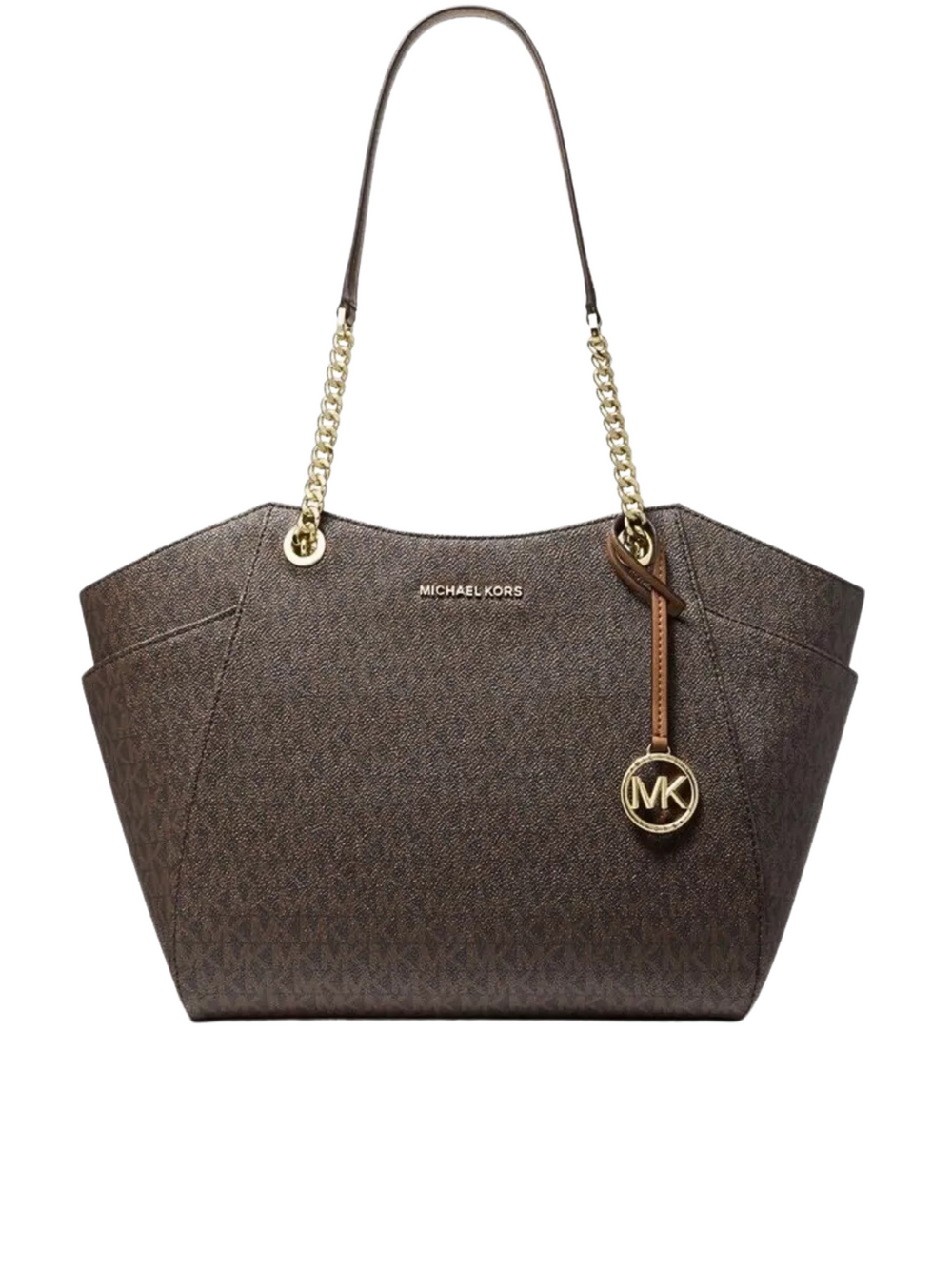 Michael-Kors-Jet-Set-Travel-Large-Chain-Shoulder-Tote-Bag-Brown