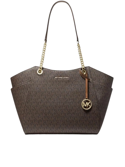Michael-Kors-Jet-Set-Travel-Large-Chain-Shoulder-Tote-Bag-Brown