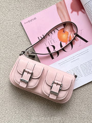 Michael-Kors-Zoe-Small-Nubuck-Convertible-Pochette-Smokey-Rose-balilene