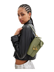 On-Model-Coach-Studio-Mini-In-Glovetanned-Leather-Shoulder-Bag-Moss