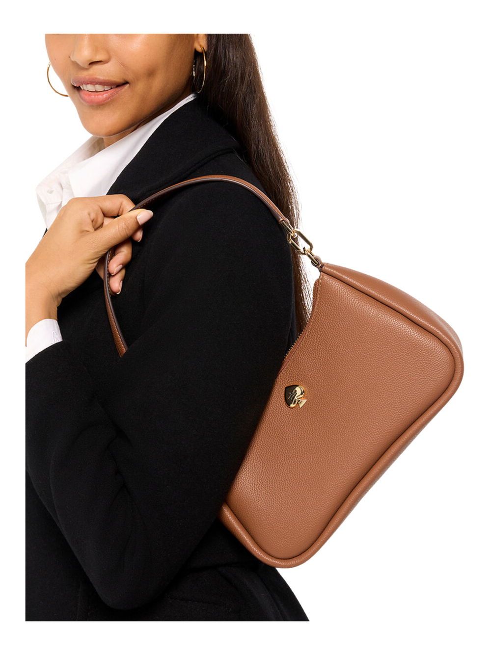 On-Model-Kate-Spade-Kayla-Small-Convertible-Shoulder-Bag-Warm-Ginger