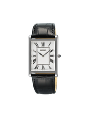 Seiko-SWR103P1-Classic-Quartz-Men-Watch-Case-Silver-Leather-Strap-Black