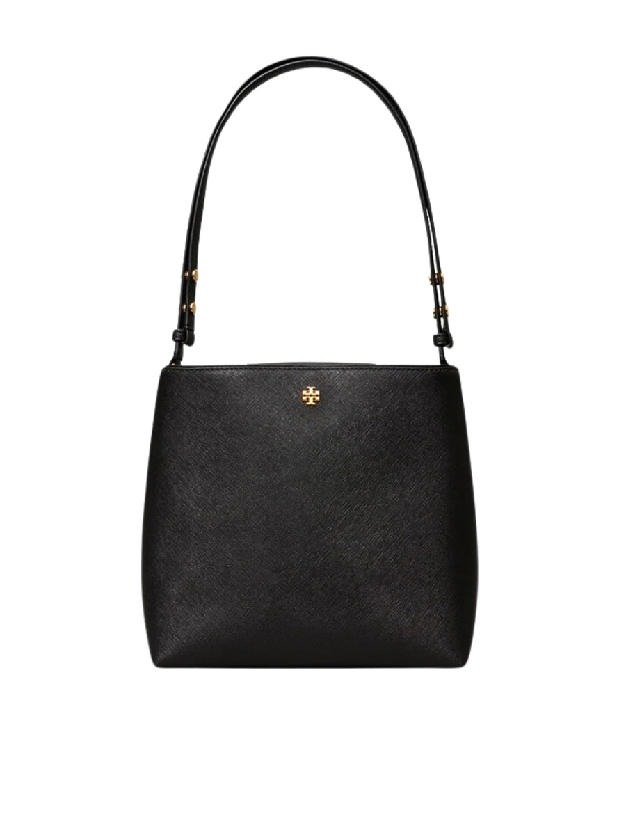 Tory Burch Emerson Small Bucket Bag Black – Balilene
