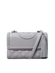 Tory Burch Fleming Soft Grain Small Convertible Shoulder Bag Slate