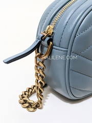 Tory Burch Kira Chevron Small Camera Bag Rainwater