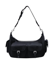Tory-Burch-Nylon-Convertible-Shoulder-Bag-Black