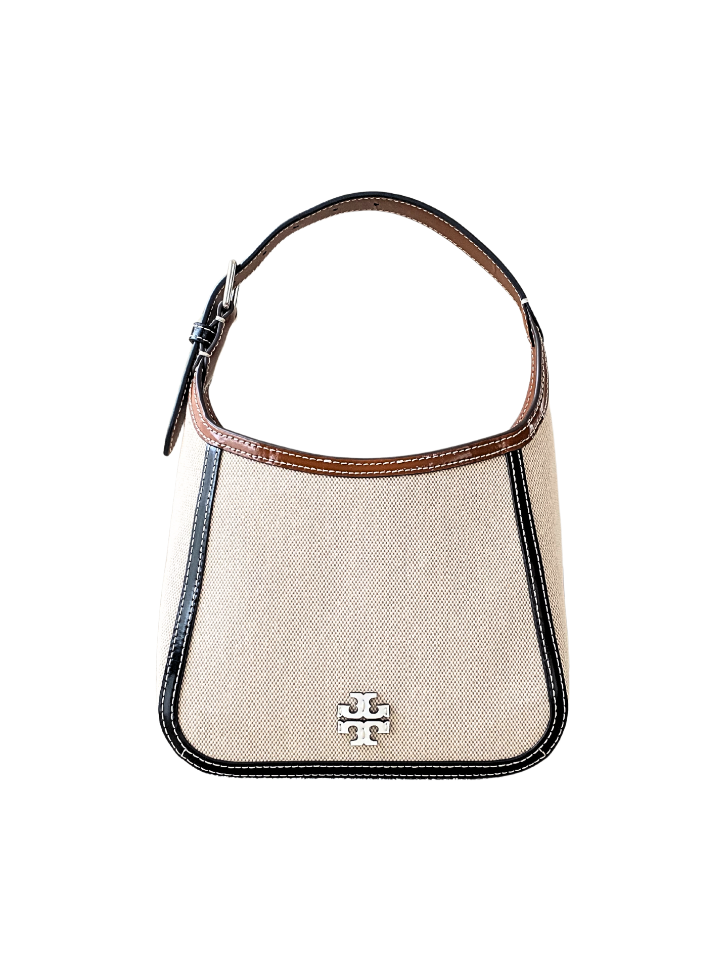Tory Burch Thea Canvas Small Bucket Bag Canvas/Brown – Balilene Tory Burch Thea Canvas Small Bucket Bag Canvas/Brown – Balilene