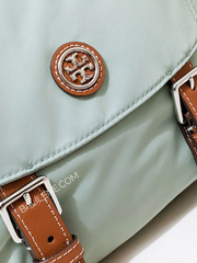 Tory Burch Virginia Small Messenger Blue Celadon