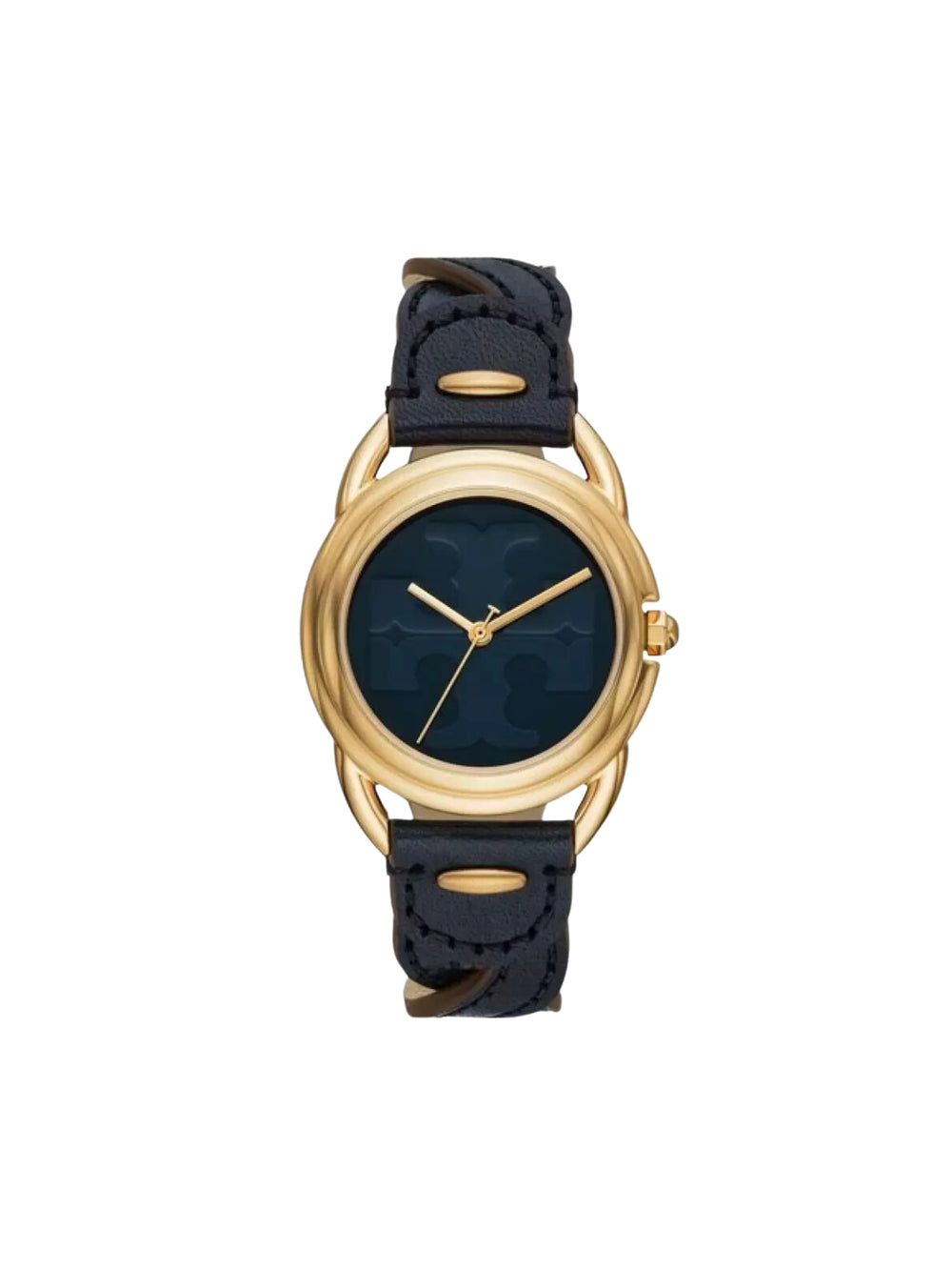 Tory-Burch-Women_s-The-Miller-Blue-Braided-Leather-Strap-Watch