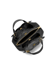 bagian-atas-Michael-Kors-Arlo-Small-Pebbled-Leather-Crossbody-Bag-Black