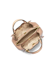 bagian-atas-Michael-Kors-Arlo-Small-Pebbled-Leather-Crossbody-Bag-Buff