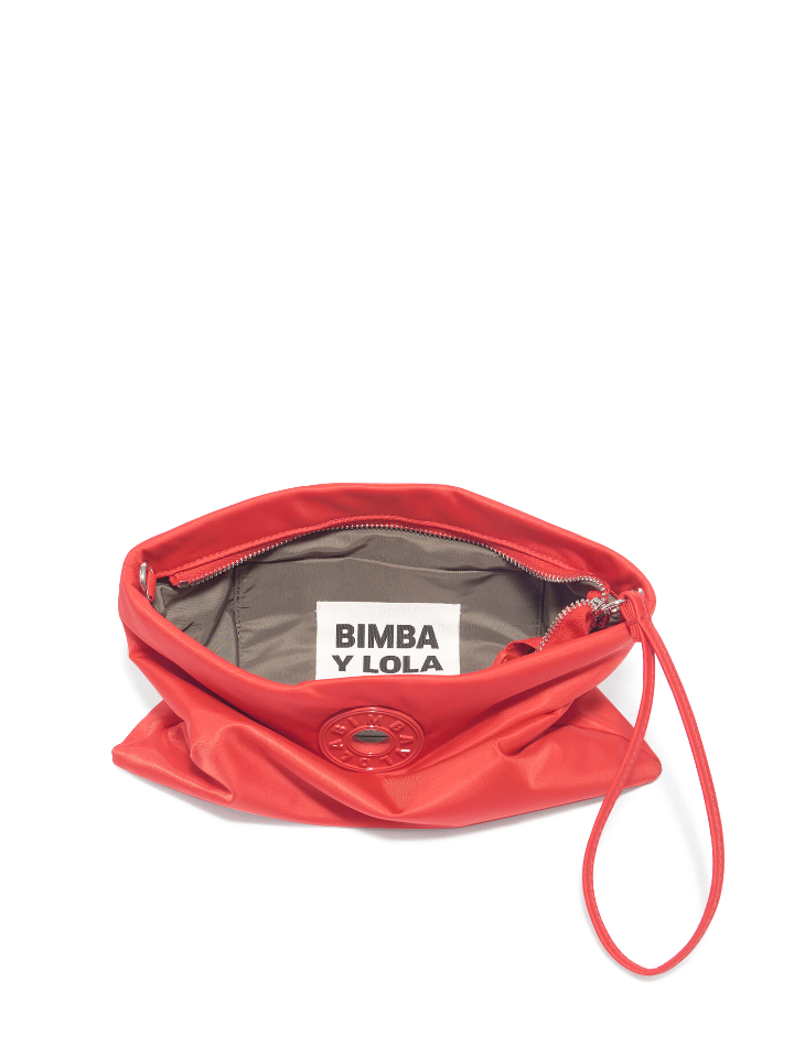 bagian-dalam-Bimba-Y-Lola-Extra-Small-Red-Nylon-Crossbody-Bag