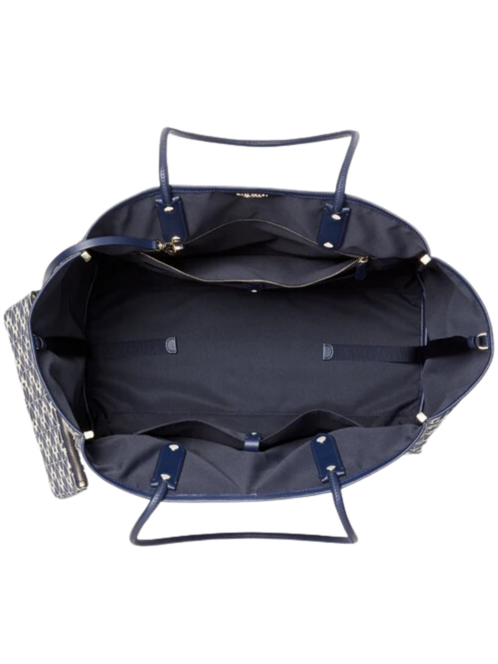 bagian-dalam-Kate-Spade-Flower-Jacquard-Stripe-Large-Tote-Blue-Multi