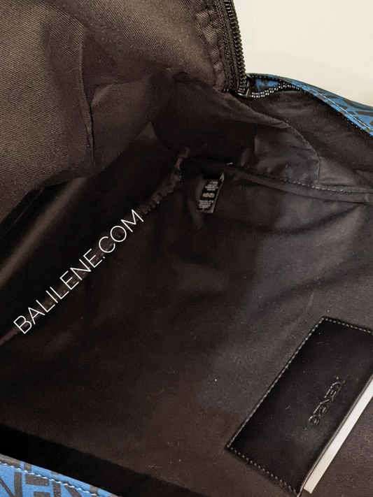 bagian-dalam-Kenzo- Logo -Print -Allover- Backpack- Navy / Black