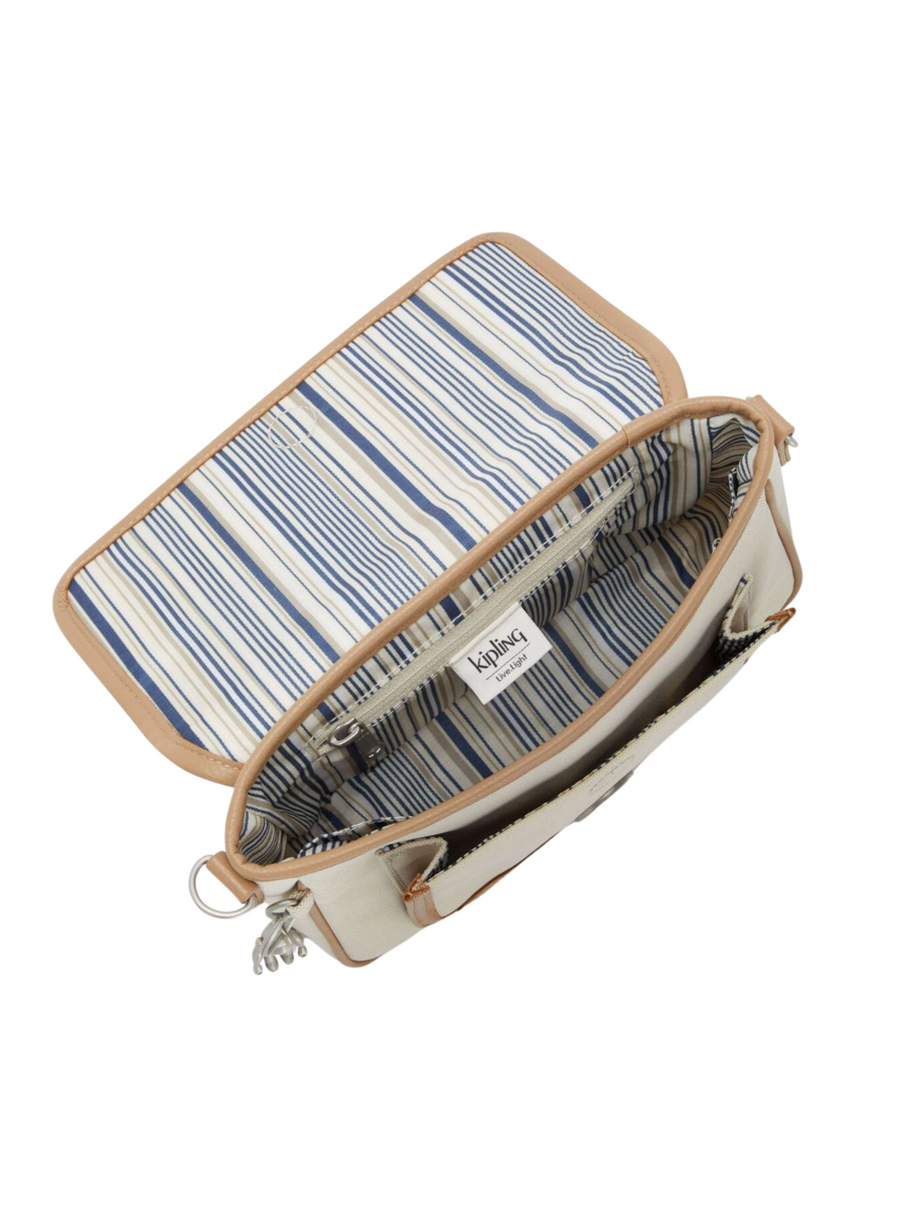 bagian-dalam-Kipling-Inaki-Muze-Medium-Shoulder-bag-Tan_1