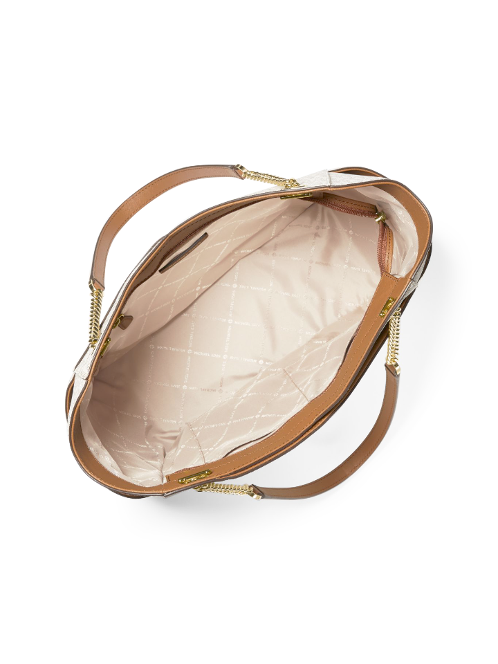 Michael kors large satchel vanilla online