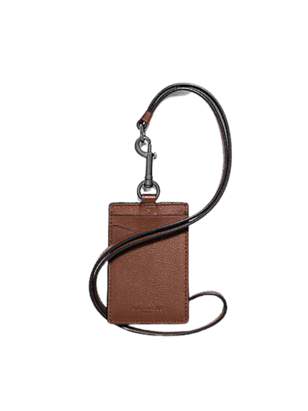 bagian-depan-Coach-F31657-Id-Case-Lanyard-Saddle