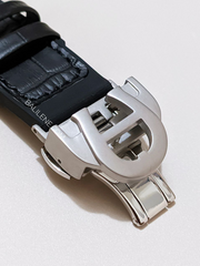 buckle-Aigner-Roma-Black-Dial-Leather-Strap-Watch