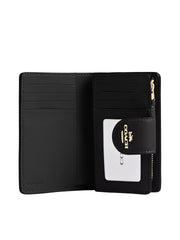 coach-daalm-Coach-Medium-Corner-Zip-Wallet-In-Signature-Canvas-Walnut-Black