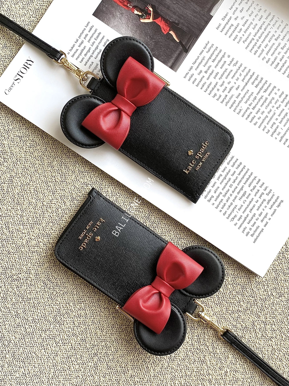 depan-Spade-Disney-X-Kate-Spade-New-York-3D-Card-Case-Lanyard-Black-Multi-balilene