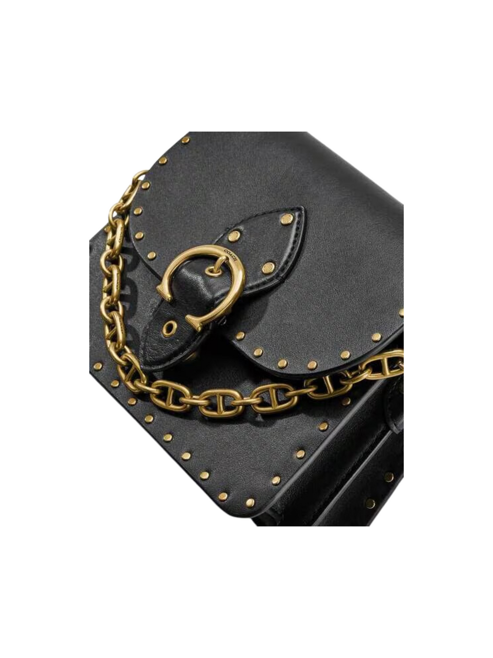 detail-Coach-Beat-Shoulder-Bag-18-With-Rivets-In-Black