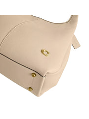 Coach Lana Shoulder Bag Pebble Leather Ivory