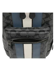 detail-Coach-West-Pack-In-Signature-Canvas-Varsity-Stripe-Charcoal-Denim-Chalk