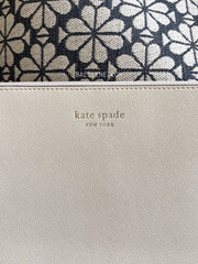detail-Kate-Spade-Flower-Jacquard-Bleecker-Large-Tote-Charcoal-Grey-Multi-balilene