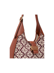 detail-Kate-Spade-Flower-Jacquard-Nouveau-Small-Shoulder-Bag-Burgundy-Multi