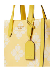 detail-Kate-Spade-Flower-Jaqcuard-Two-Tone-Canvas-Manhattan-Small-Tote-Dandelion
