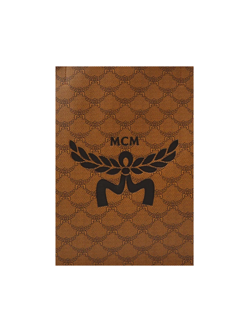 detail-MCM-Medium-Himmel-Shopper-Bag-Lauretos-Leather-Cognag