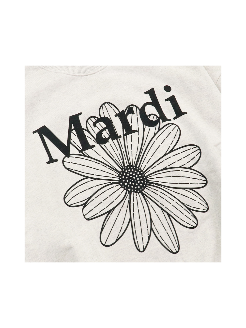 detail-Mardi-Mercredi-Sweatshirt-Flowermardi-Blossom-Oatmeal-Black