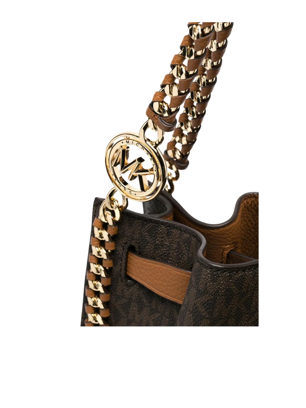 detail-Michael-Kors-Mina-Small-Signature-Logo-Chain-Crossbody-Bag-BrownWEBP