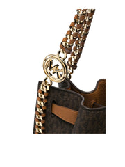 detail-Michael-Kors-Mina-Small-Signature-Logo-Chain-Crossbody-Bag-BrownWEBP