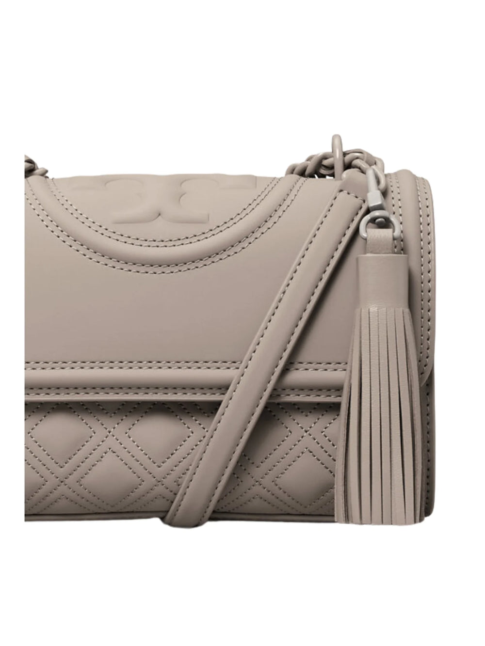 detail-Tory-Burch-Fleming-Matte-Small-Convertible-Shoulder-Bag-Grey-Heron