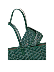 detail-atas-Goyard-Saint-Louis-PM-Tote-Bag-Green