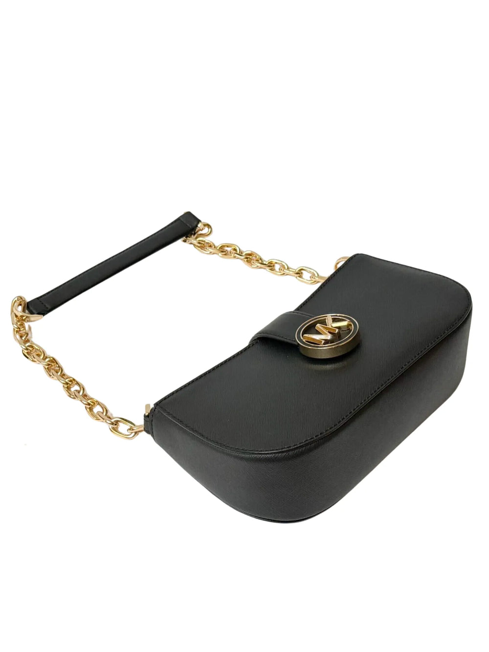 detail-bawah-Michael-Kors-Carmen-Small-Pouchette-Shoulder-Bag-Black