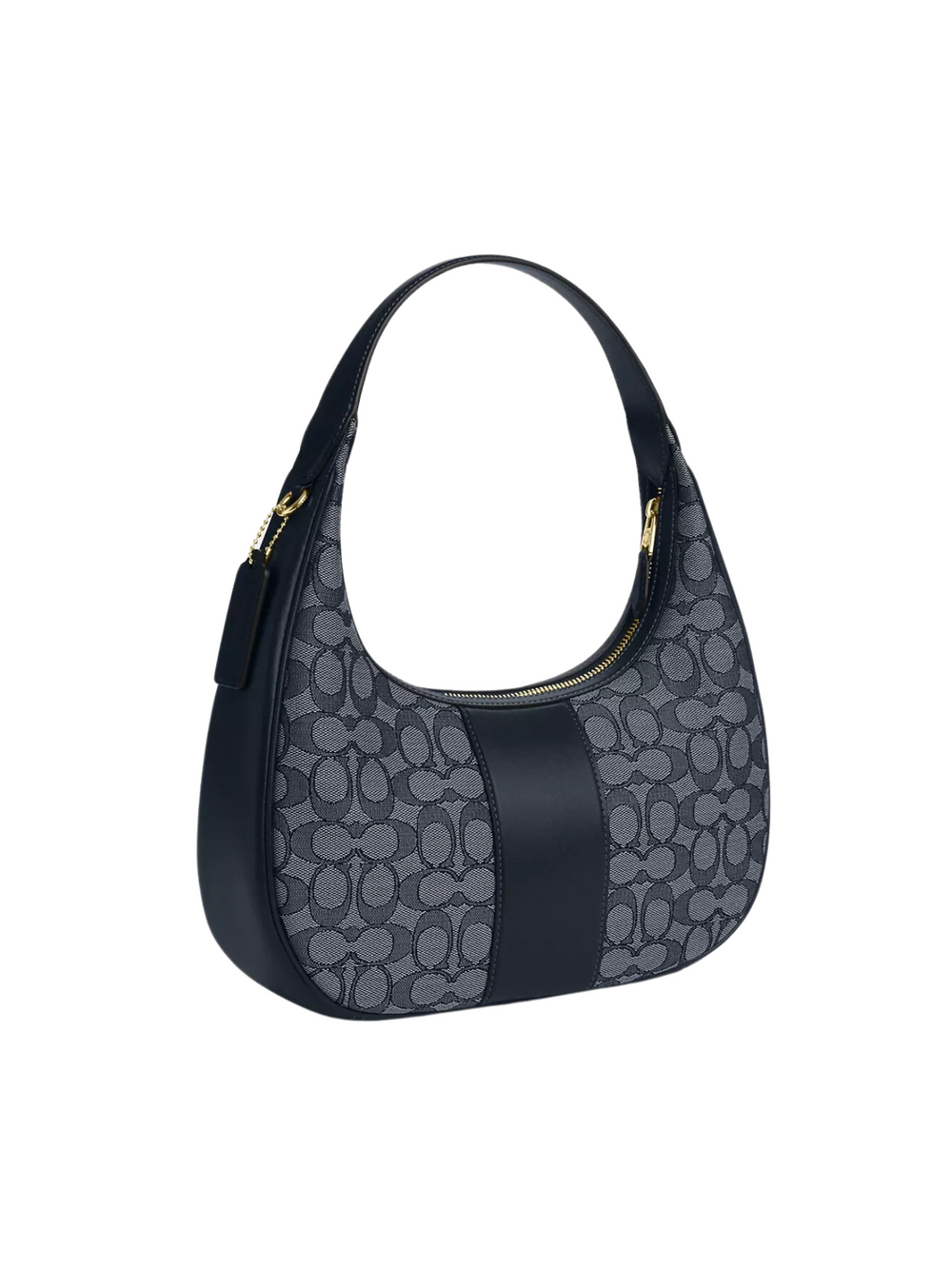 detail-belakang-Coach-Carmen-Shoulder-Bag-In-Signature-Jacquard-Navy